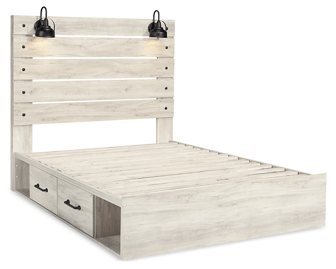 Cambeck  Panel Bed With 2 Storage Drawers