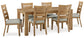 Galliden Dining Table and 6 Chairs