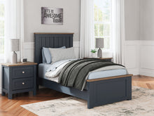 Load image into Gallery viewer, Landocken Twin Panel Bed with Storage with Mirrored Dresser and Chest
