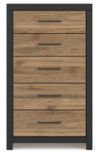 Load image into Gallery viewer, Vertani Twin Panel Bed with Mirrored Dresser, Chest and 2 Nightstands
