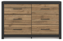 Load image into Gallery viewer, Vertani Full Panel Bed with Dresser and 2 Nightstands
