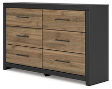Load image into Gallery viewer, Vertani Full Panel Bed with Dresser and 2 Nightstands
