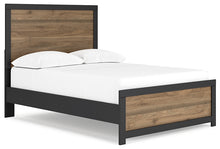 Load image into Gallery viewer, Vertani Full Panel Bed with Mirrored Dresser and Nightstand
