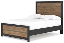 Load image into Gallery viewer, Vertani Full Panel Bed with Mirrored Dresser and Nightstand
