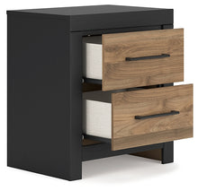 Load image into Gallery viewer, Vertani Twin Panel Bed with Mirrored Dresser and 2 Nightstands
