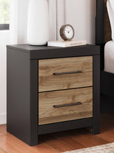 Load image into Gallery viewer, Vertani Twin Panel Bed with Mirrored Dresser and 2 Nightstands
