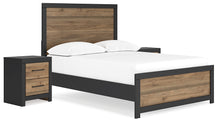 Load image into Gallery viewer, Vertani Full Panel Bed with 2 Nightstands
