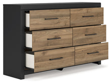 Load image into Gallery viewer, Vertani Twin Panel Bed with Dresser and 2 Nightstands
