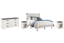 Load image into Gallery viewer, Shawburn Full Platform Bed with Dresser and 2 Nightstands
