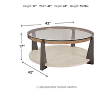 Load image into Gallery viewer, Frazwa Coffee Table with 2 End Tables
