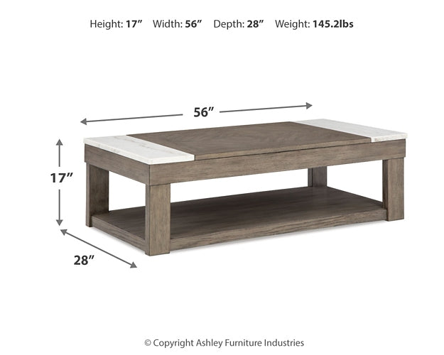 Loyaska Coffee Table with 2 End Tables