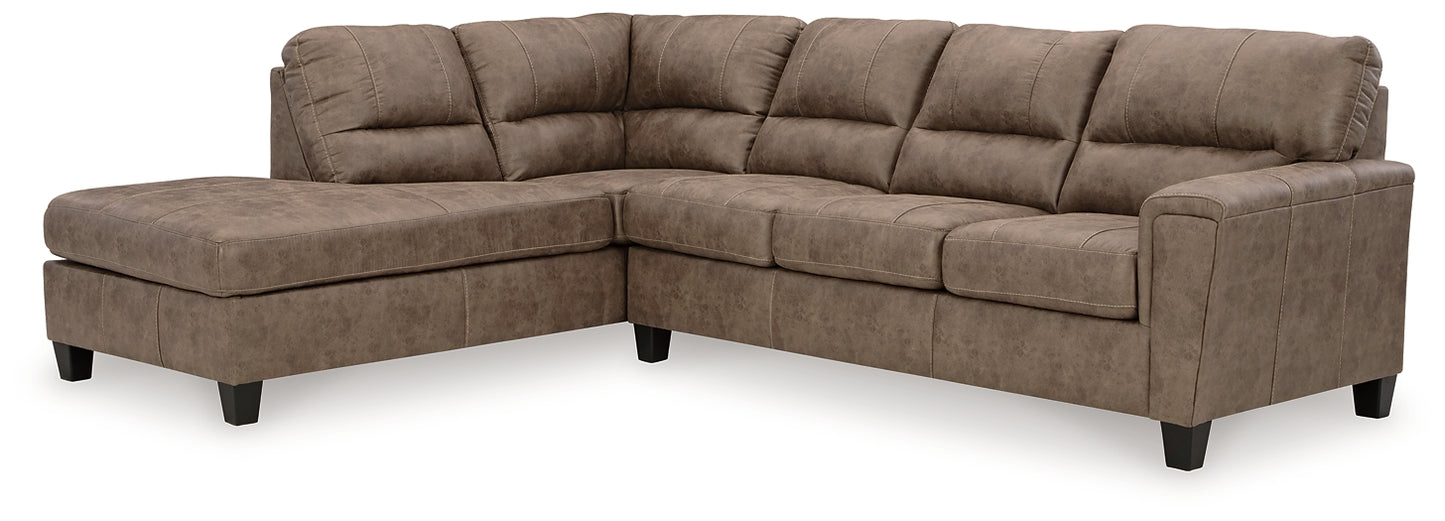 Navi 2-Piece Sectional with Ottoman