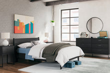 Load image into Gallery viewer, Socalle Full Panel Platform Bed with Dresser and 2 Nightstands
