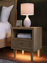 Load image into Gallery viewer, Cielden Queen Panel Headboard with Mirrored Dresser and Nightstand
