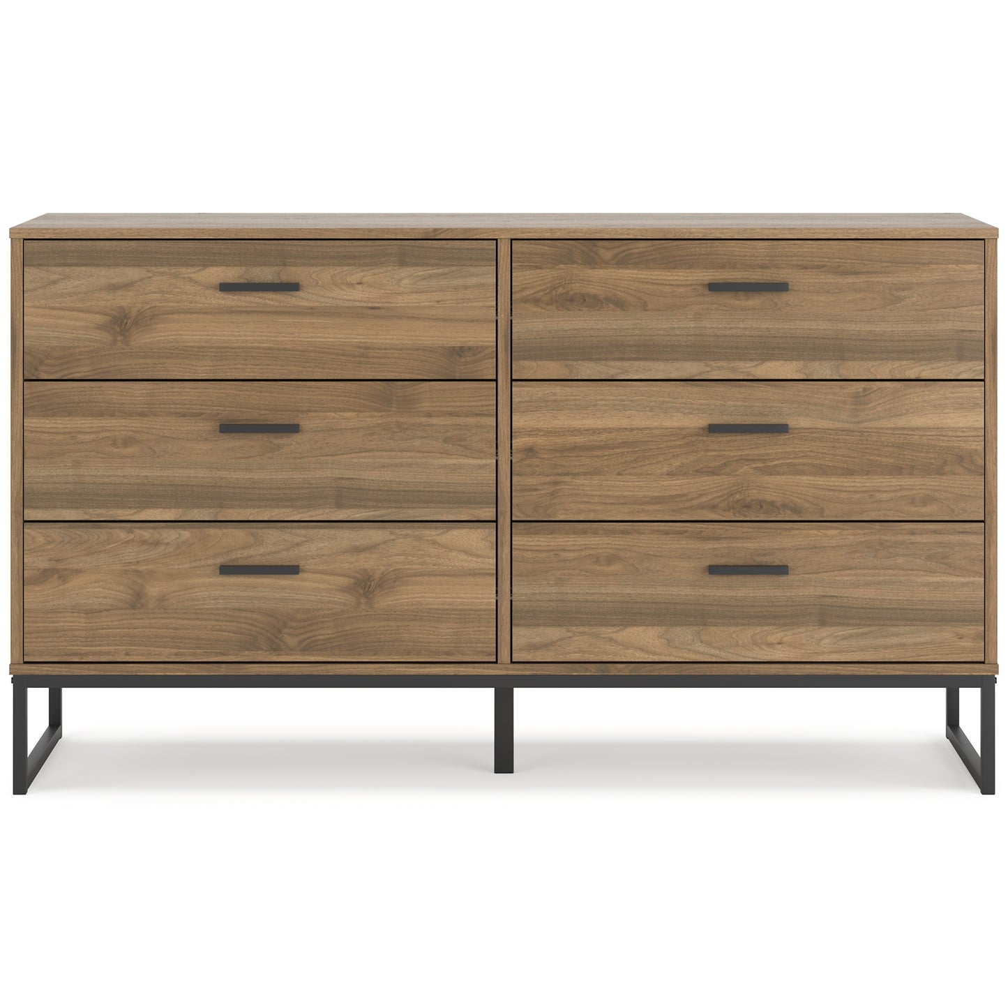 Deanlow Twin Panel Headboard with Dresser and Nightstand