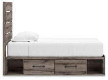 Load image into Gallery viewer, Graystorm Twin Panel Bed with Storage
