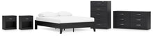 Load image into Gallery viewer, Finch Queen Platform Bed with Dresser, Chest and 2 Nightstands
