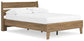 Deanlow Full Platform Panel Bed with Dresser and Nightstand