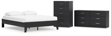 Load image into Gallery viewer, Finch Queen Platform Bed with Dresser and Chest
