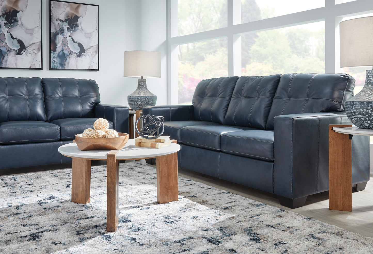 Santorine Sofa and Loveseat