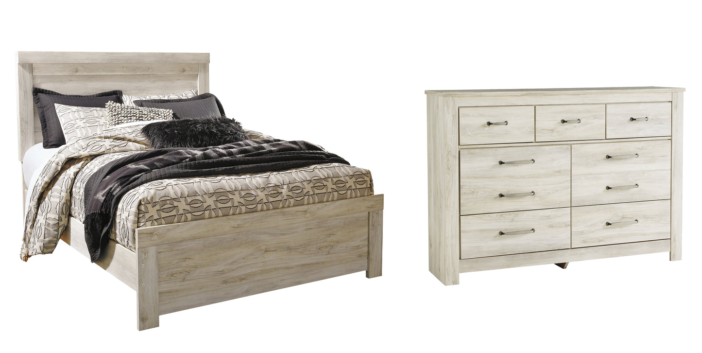 Bellaby  Panel Bed With Dresser