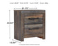 Drystan Full Panel Headboard with Mirrored Dresser and 2 Nightstands