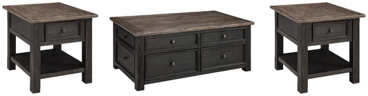 Tyler Creek Coffee Table with 2 End Tables