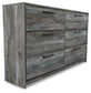 Baystorm King Panel Bed with Dresser