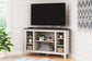 Dorrinson Corner TV Stand/Fireplace OPT