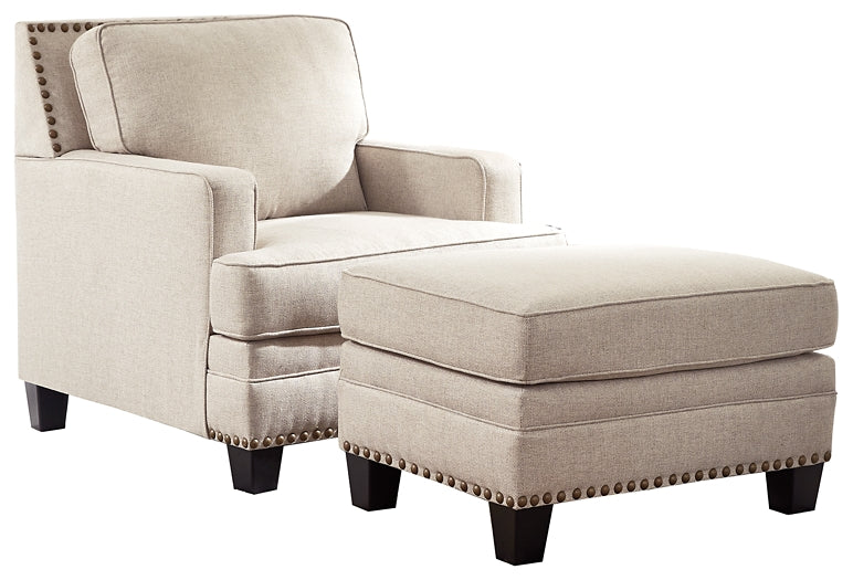 Living Room Chair Barney > w/ Motts – & Ottoman