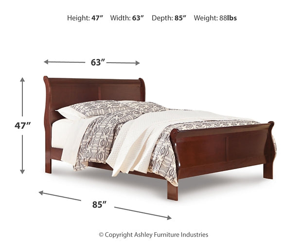 Alisdair Queen Sleigh Bed with Mattress