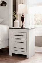 Load image into Gallery viewer, Schoenberg Queen Panel Bed with Mirrored Dresser, Chest and Nightstand
