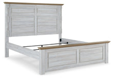 Load image into Gallery viewer, Haven Bay King Panel Bed with Mirrored Dresser and 2 Nightstands
