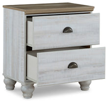 Load image into Gallery viewer, Haven Bay King Panel Bed with Mirrored Dresser and 2 Nightstands
