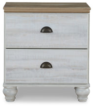 Load image into Gallery viewer, Haven Bay King Panel Bed with Mirrored Dresser and 2 Nightstands
