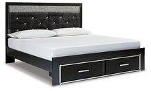 Load image into Gallery viewer, Kaydell King Upholstered Panel Storage Platform Bed with Dresser
