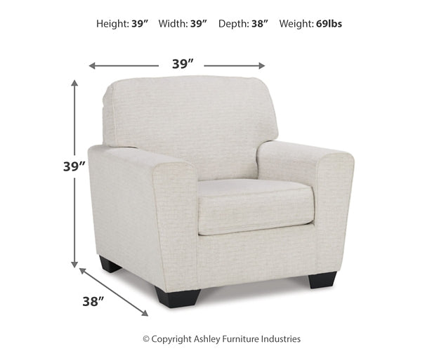 Cashton Chair and Ottoman