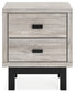 Vessalli King Panel Headboard with Mirrored Dresser and Nightstand