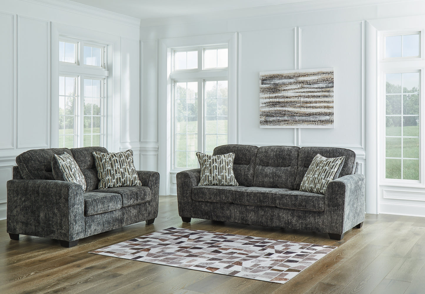 Lonoke Sofa, Loveseat, Chair and Ottoman