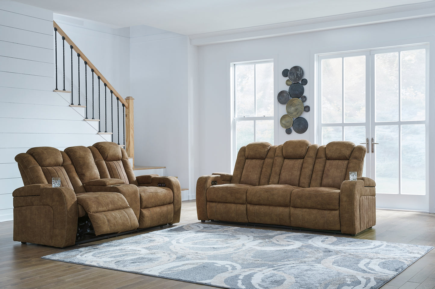 Wolfridge Sofa, Loveseat and Recliner