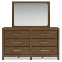 Load image into Gallery viewer, Cabalynn California King Upholstered Bed with Mirrored Dresser, Chest and Nightstand
